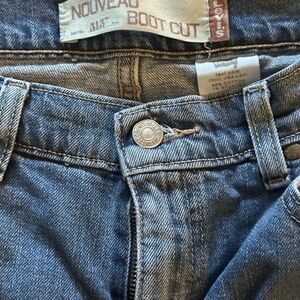 Levi's Blue Denim Boot Cut Jeans